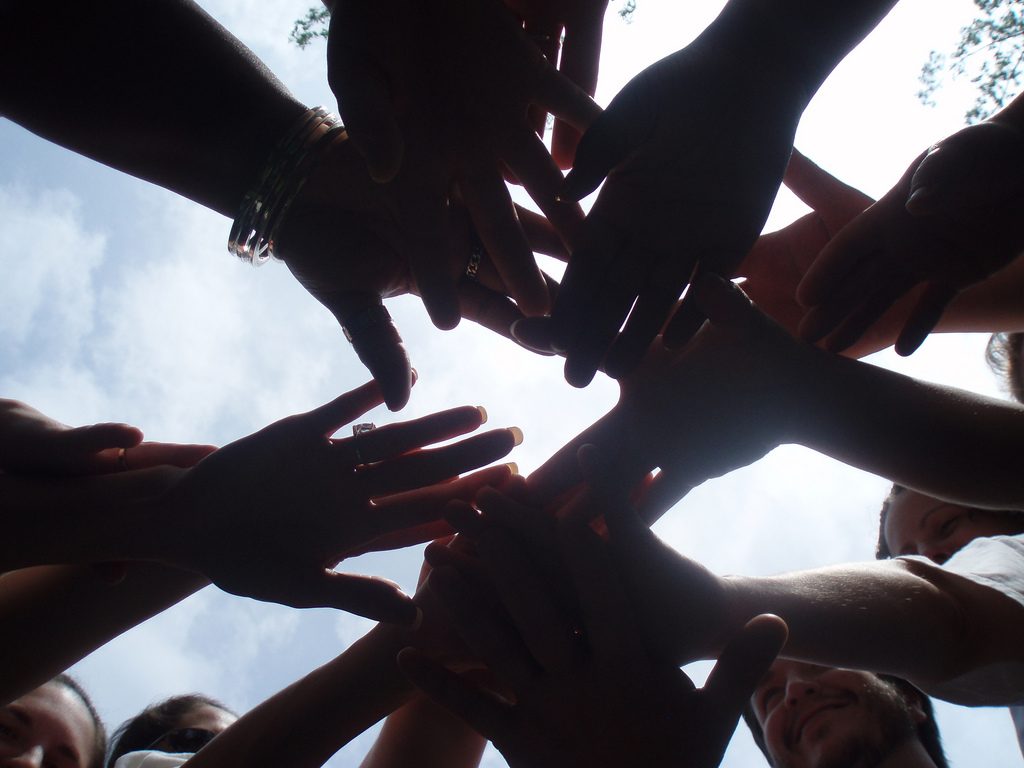 team huddle